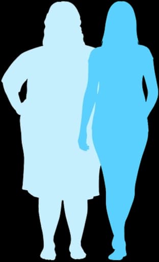 Weight loss transformation